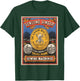 Vintage poster - Singer Sewing Machine Retro T-Shirt - T-Shirt | Forest