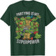 Teenage Mutant Ninja Turtles Partying Is My Superpower T-Shirt - T-Shirt | Forest