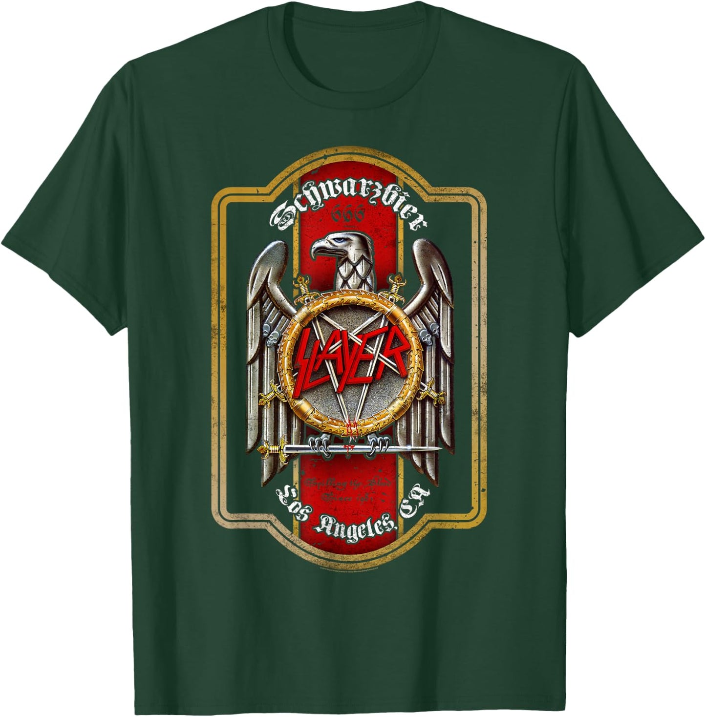 Slayer - Beer Label T-Shirt - T-Shirt | Forest