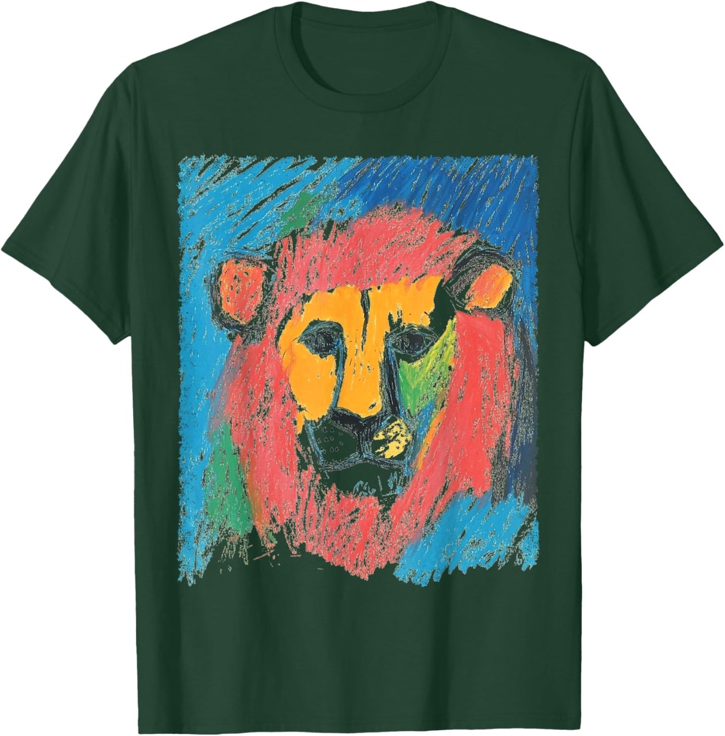 Pop Art Lion Kids T-Shirt - T-Shirt | Forest