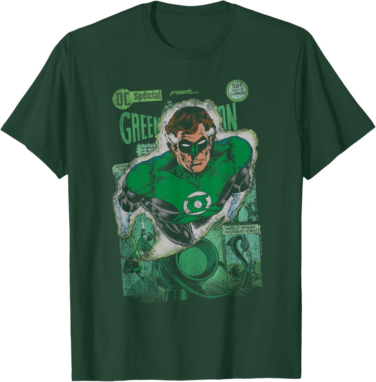 Green Lantern #1 Distress T Shirt T-Shirt - T-Shirt | Forest