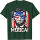 Lincoln 4th of July Merica Abe Boys Men Women American Flag T-Shirt - T-Shirt | Forest