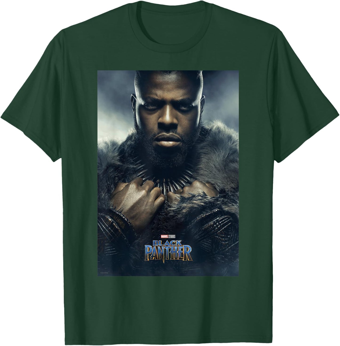 Marvel Black Panther Avengers M'Baku Poster Graphic T-Shirt - T-Shirt | Forest