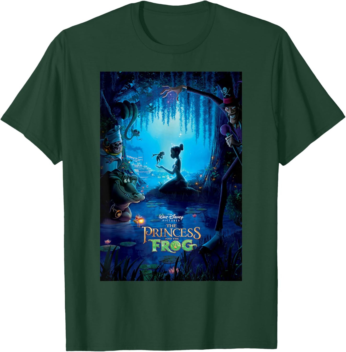 Disney Princess and The Frog Classic Poster T-Shirt - T-Shirt | Forest