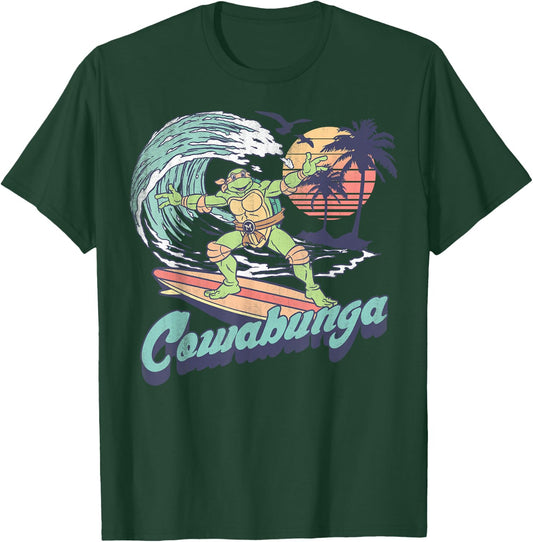 Teenage Mutant Ninja Turtles Michelangelo Surf -Shirt T-Shirt - T-Shirt | Forest
