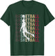 Retro Basketball Typography BBall Player Sports T-Shirt - T-Shirt | Forest