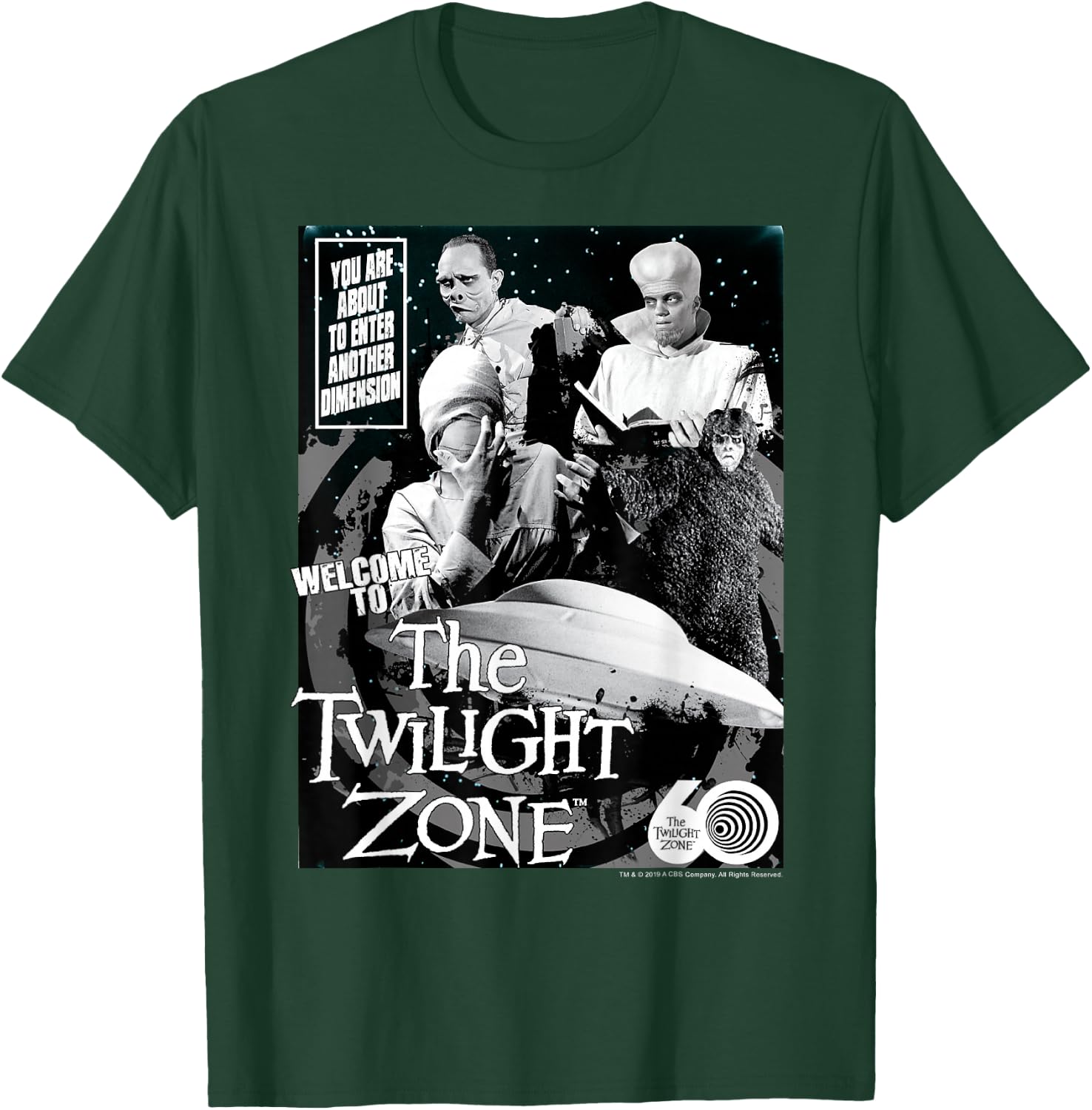 The Twilight Zone 60th Anniversary Enter Another Dimension T-Shirt - T-Shirt | Forest