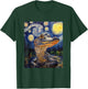 Alligator - Van Gogh Style - Starry Night T-Shirt - T-Shirt | Forest
