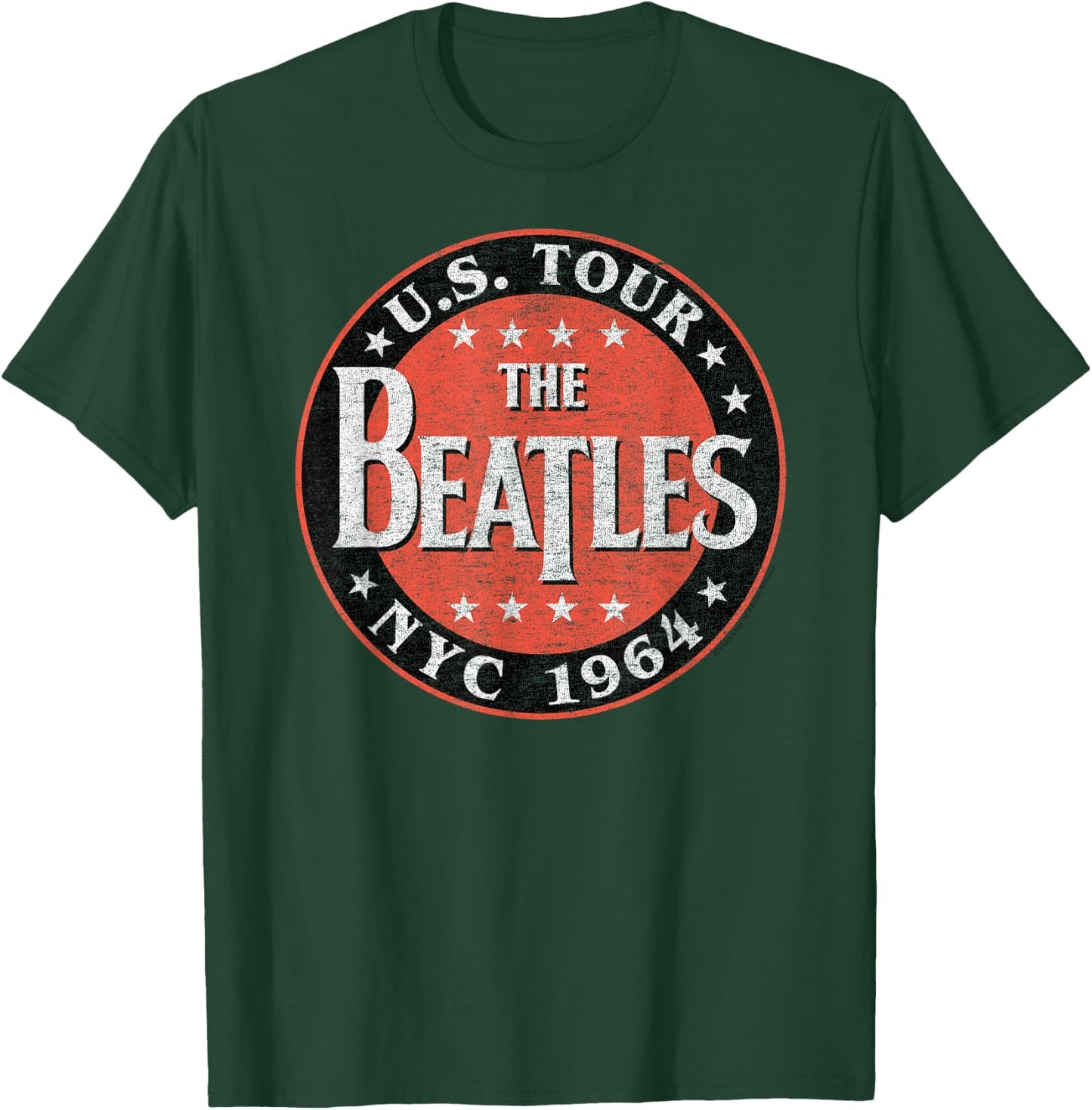 The Beatles US Tour NYC 1964 Short Sleeve T-Shirt - T-Shirt | Forest