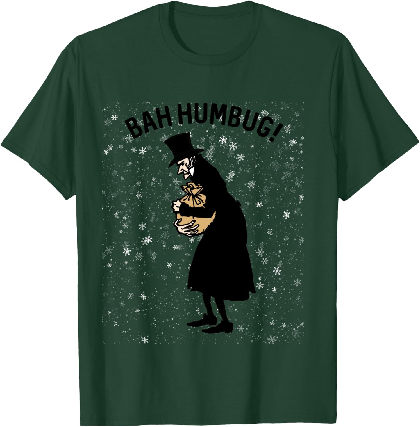 Retro Christmas Scrooge Bah Humbug Shirt-Xmas Scrooge T-Shirt - T-Shirt | Forest