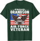 Proud Grandson Of An Air Force Veteran Patriotic Military T-Shirt - T-Shirt | Forest