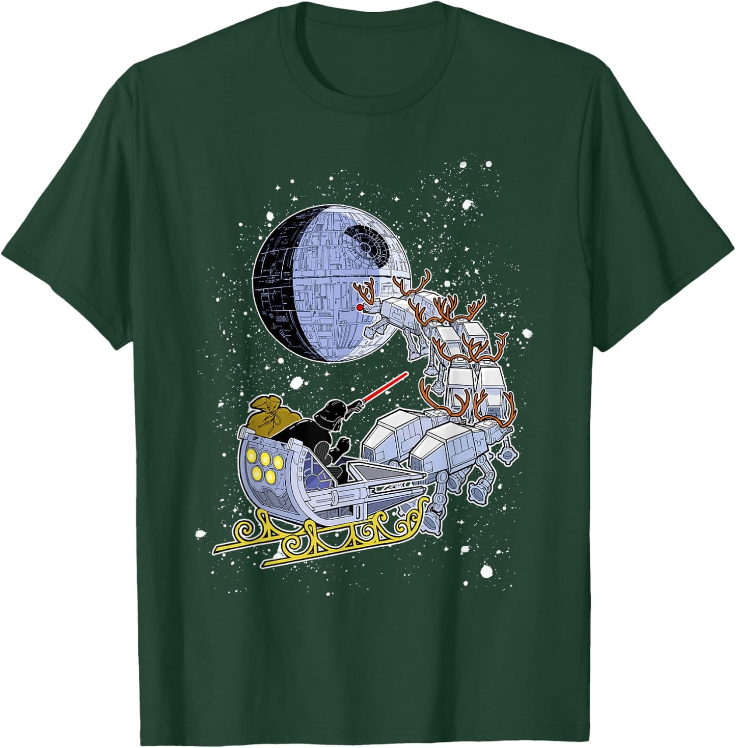 Star Wars Vader Open Sleigh T-Shirt - T-Shirt | Forest