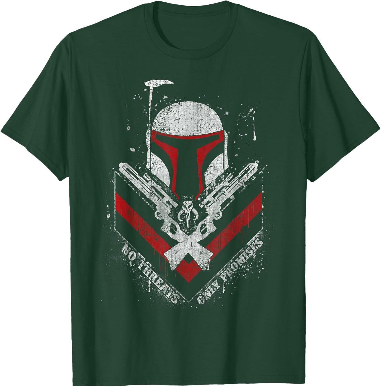 Star Wars Boba Fett No Threats Only Promises T-Shirt - T-Shirt | Forest