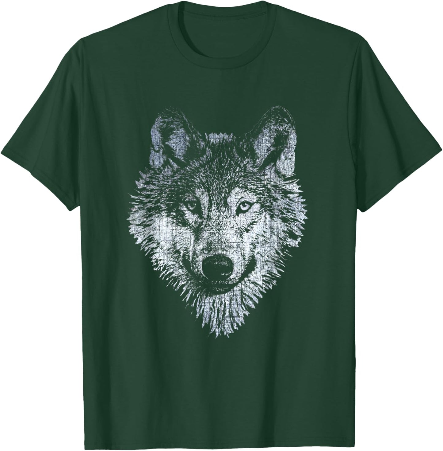 Wolf Face T-Shirt - T-Shirt | Forest