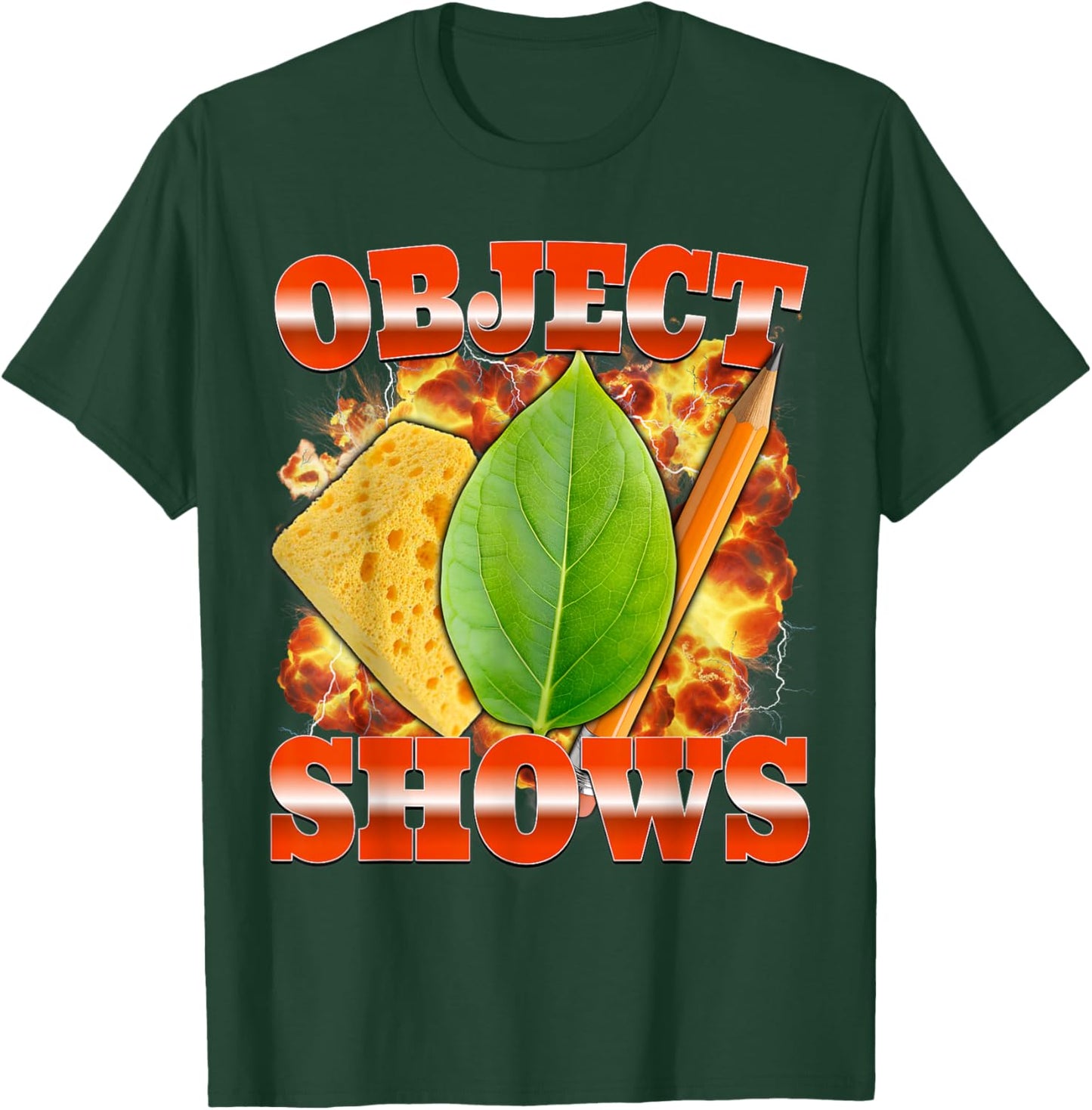 Object Shows | Funny Object Shows Kids Boys Girls T-Shirt - T-Shirt | Forest