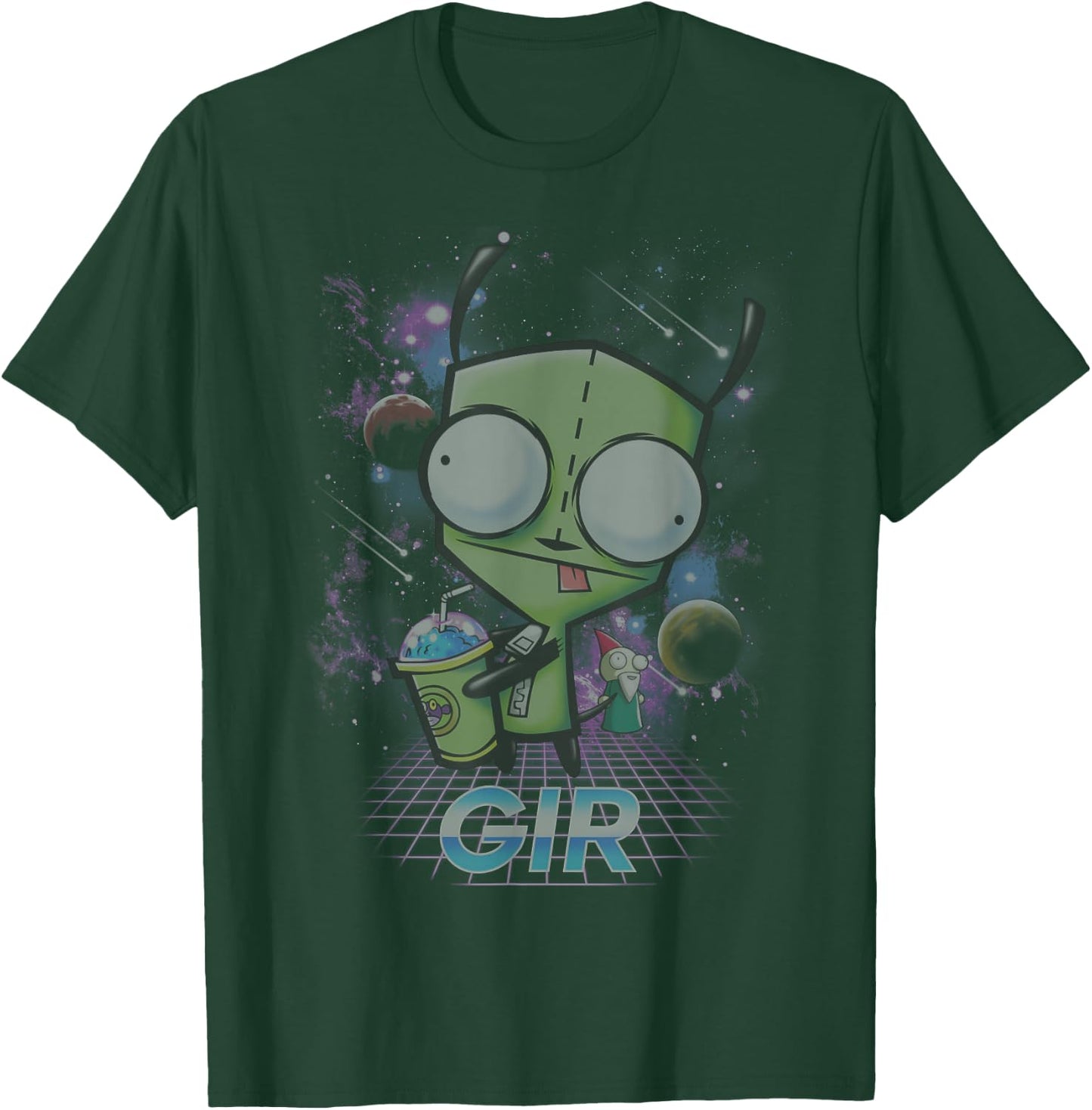 Nickelodeon Invader Zim - Gir Slushee Adventure T-Shirt - T-Shirt | Forest