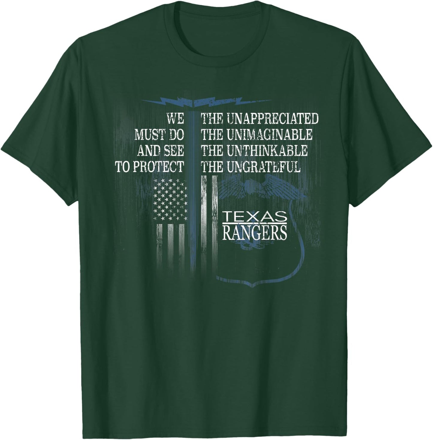 Texas Law Enforcement Ranger Law Enforcement Texas Shirt T-Shirt - T-Shirt | Forest