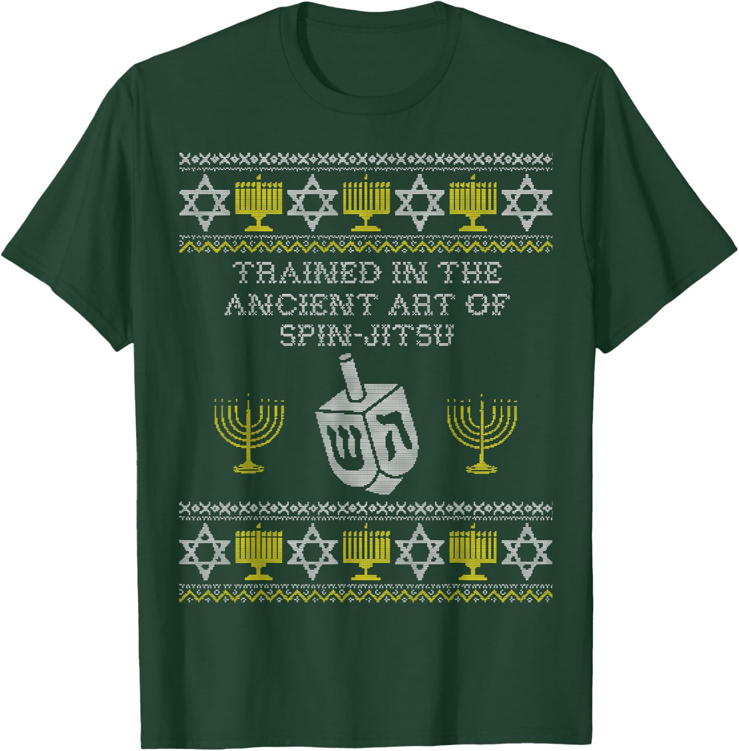 Funny Hanukkah Shirts Fun Dreidel Shirt Chanukah Gift Kids T-Shirt - T-Shirt | Forest