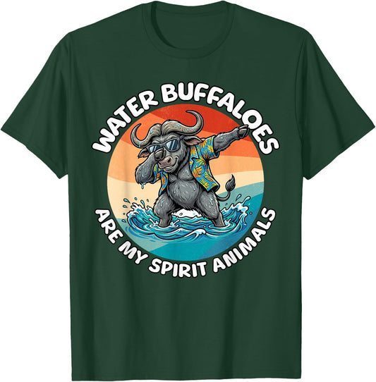 Spirit Animal Water Buffalo T-Shirt - T-Shirt | Forest