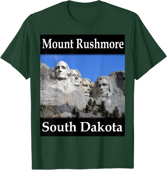 Yellow House Outlet: Mount Rushmore T-Shirt - T-Shirt | Forest