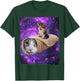 Cute Space Cat Kitty Riding A Burrito Cat In Outer Space T-Shirt - T-Shirt | Forest
