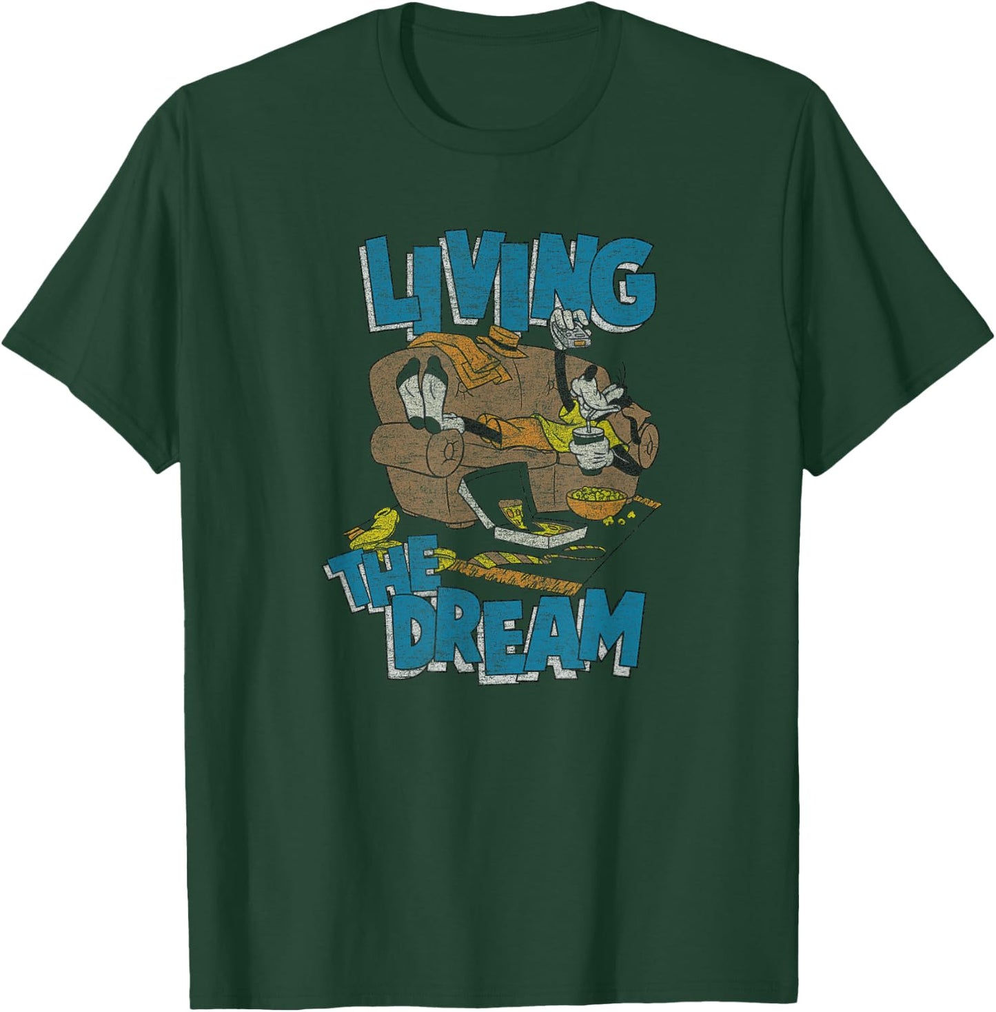 Disney - Goofy Living The Dream T-Shirt - T-Shirt | Forest