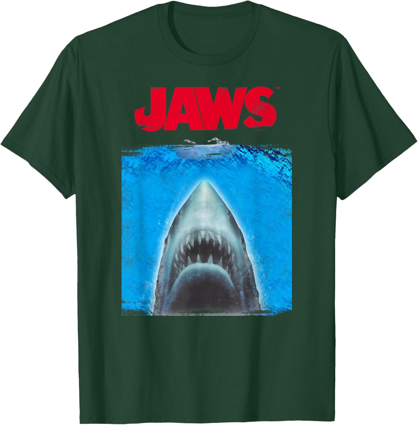 Jaws Silhouette Graphic T-Shirt - T-Shirt | Forest