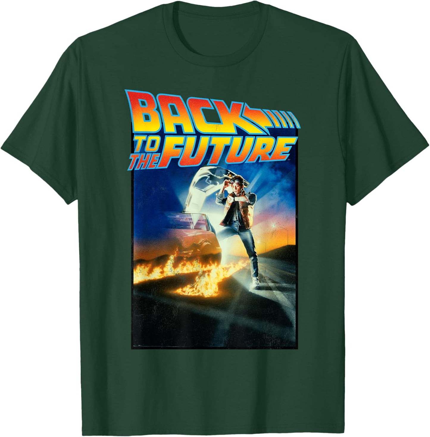 Back To the Future Movie Poster Classic T-Shirt - T-Shirt | Forest