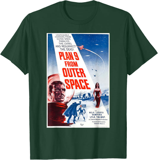 Plan 9 From Outer Space Vintage Poster T-Shirt - T-Shirt | Forest