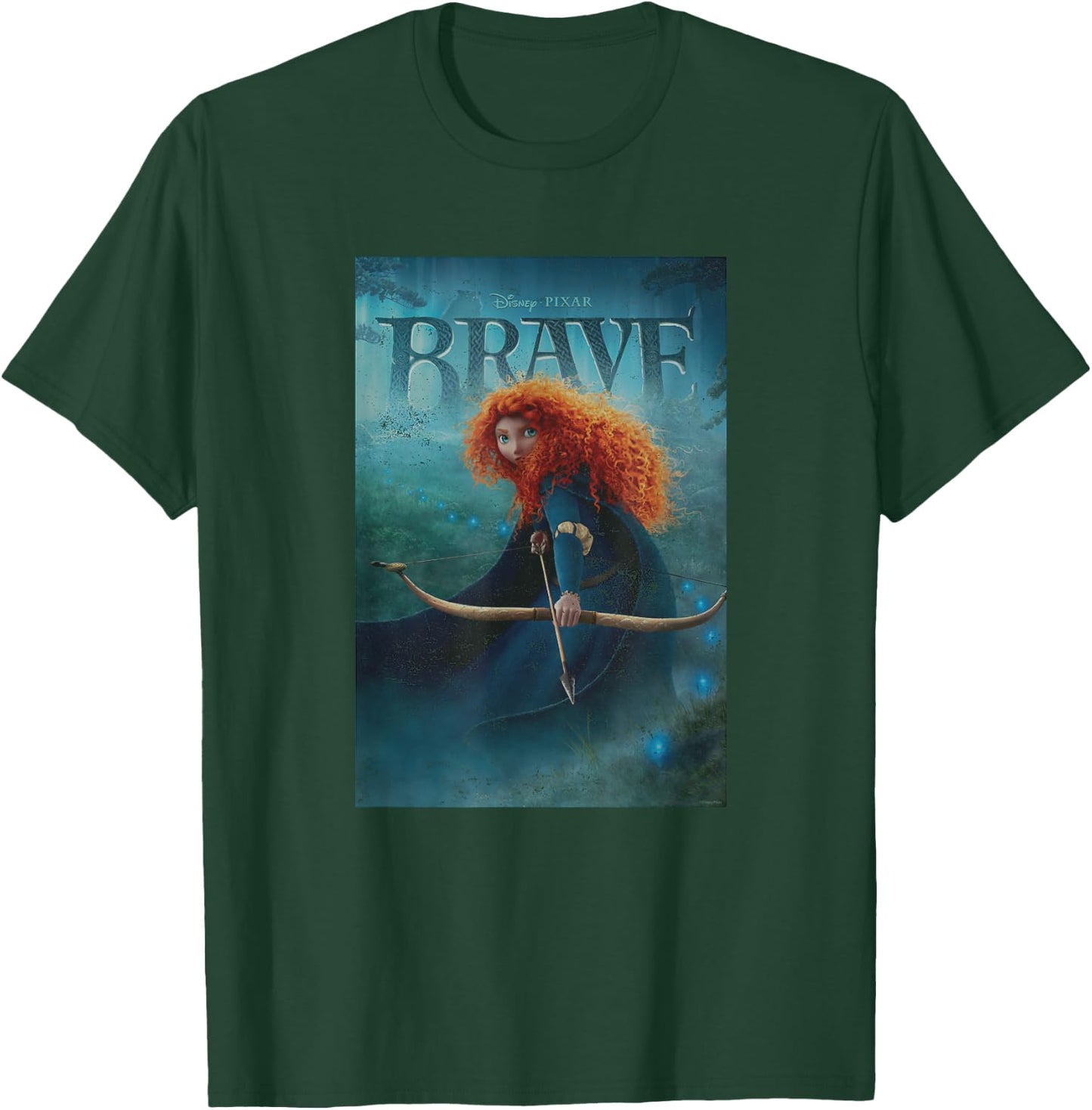 Disney and Pixar Brave Merida Poster T-Shirt - T-Shirt | Forest
