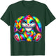 Tie-Dye rabbit bunny Peace Sign Hippie T-Shirt - T-Shirt | Forest