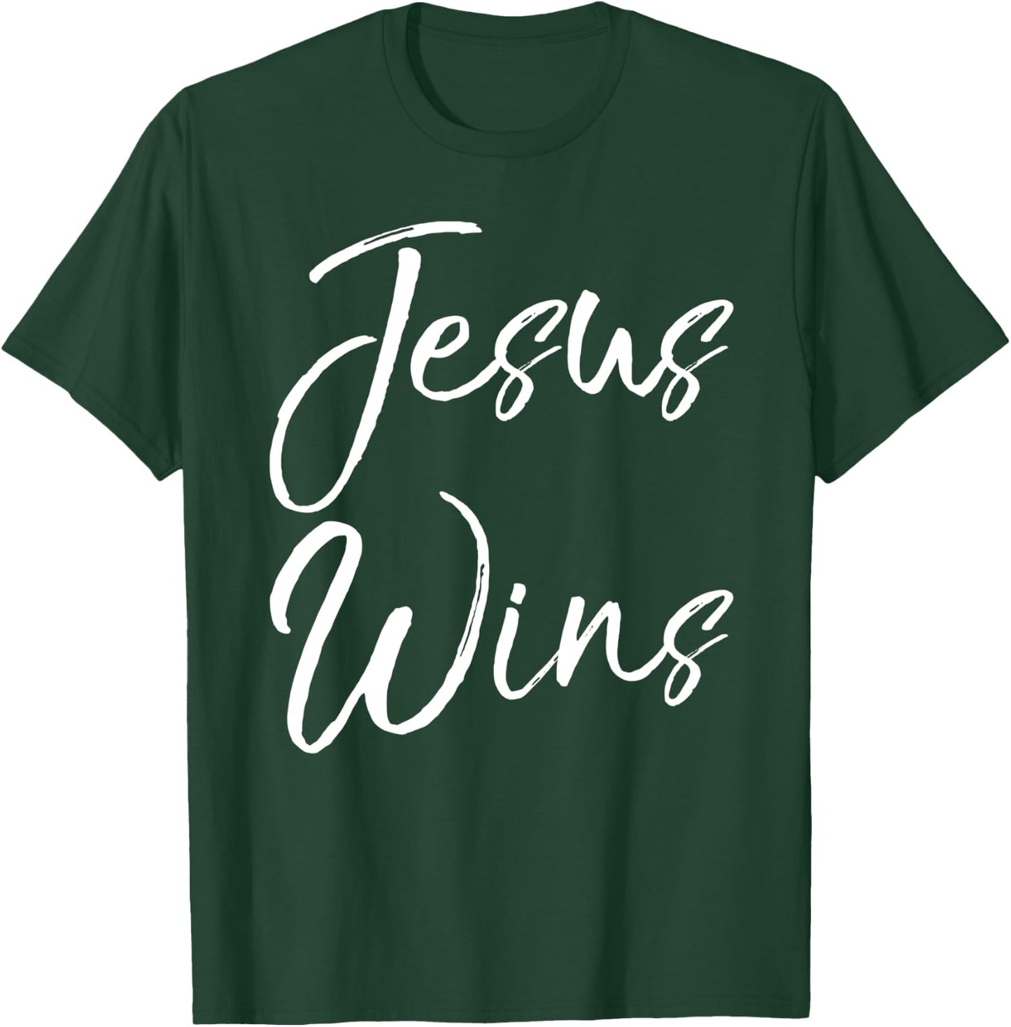 Christian Quote Gift Victory in Christ Jesus Wins T-Shirt - T-Shirt | Forest