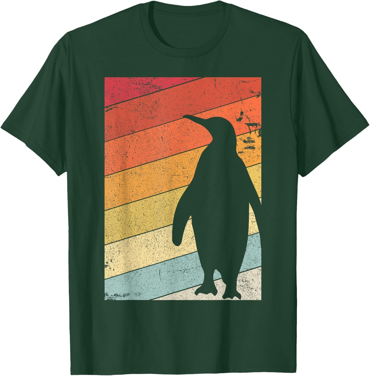 Penguin Shirt. Retro Style T-Shirt - T-Shirt | Forest