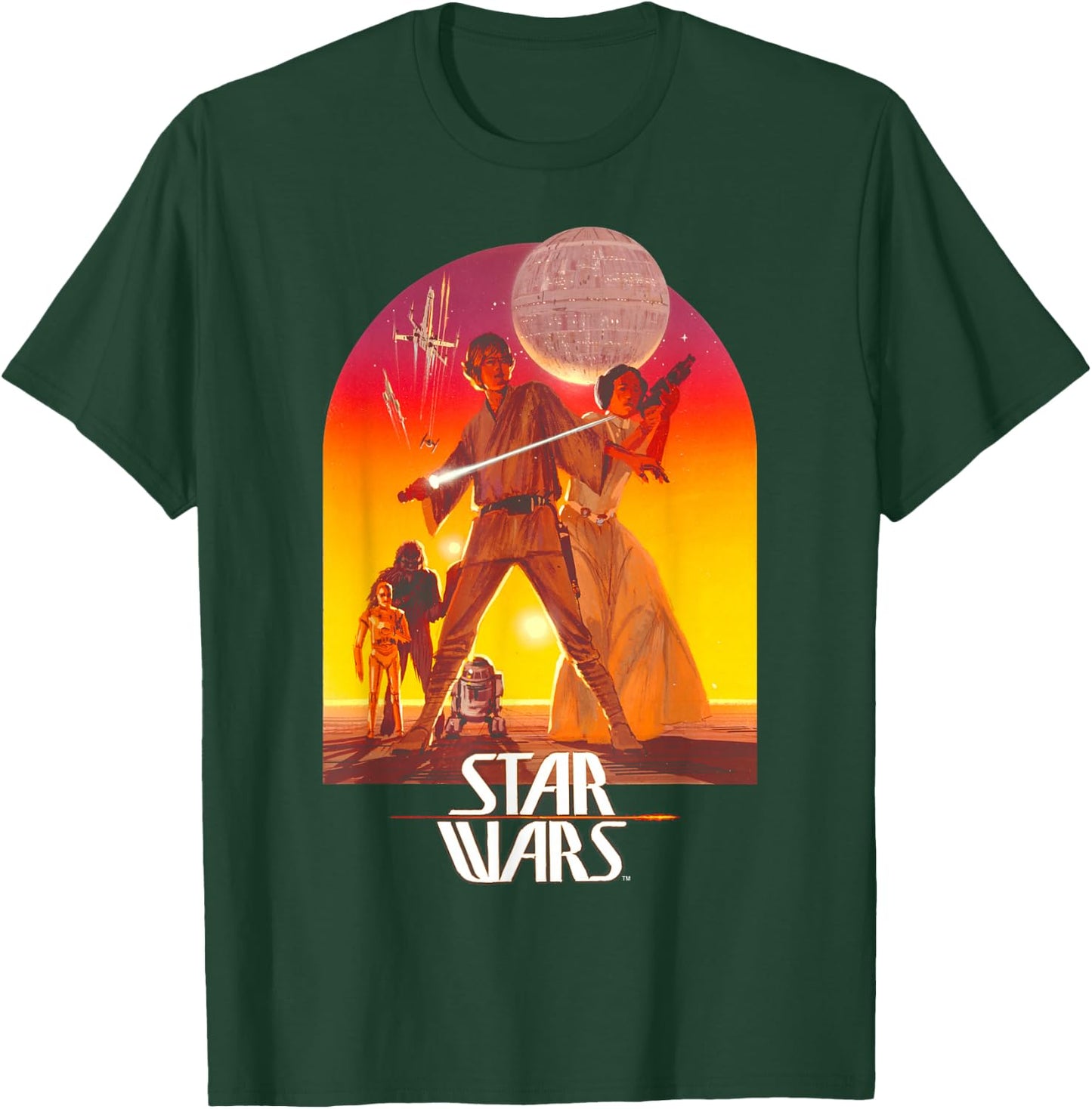 Star Wars Ralph McQuarrie Luke and Leia Alderaan T-Shirt - T-Shirt | Forest