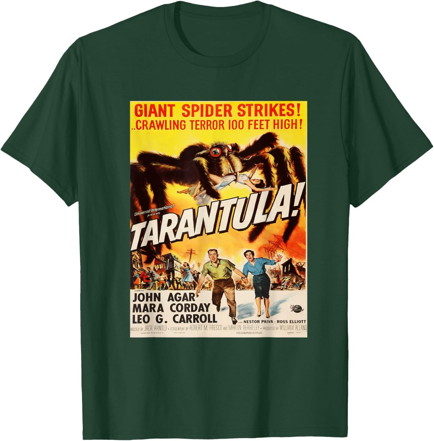 Giant Spider Tarantula, Sci-fi vintage movie poster T-Shirt - T-Shirt | Forest