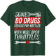 Wide Open Throttle - Car or Truck Racing T-Shirt - T-Shirt | Forest