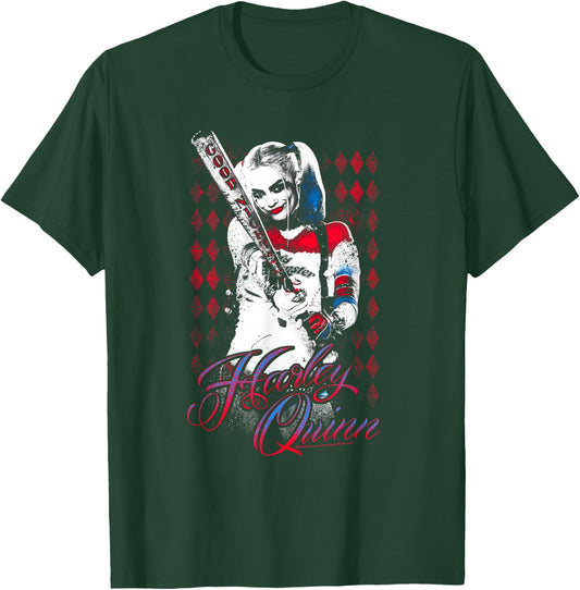 Suicide Squad Harley Quinn Bat T-Shirt - T-Shirt | Forest