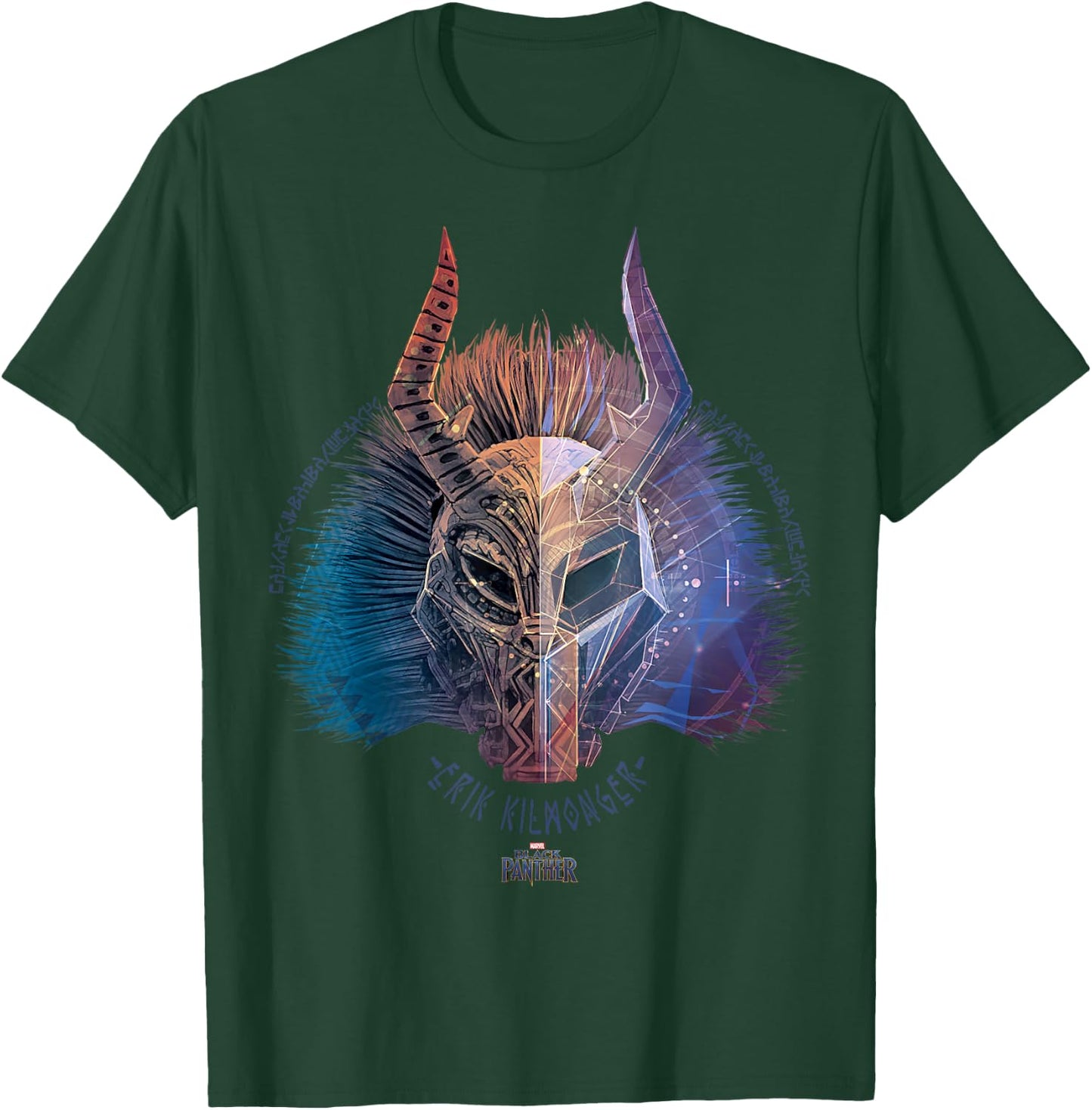 Marvel Black Panther Movie Killmonger Ombre Graphic T-Shirt - T-Shirt | Forest