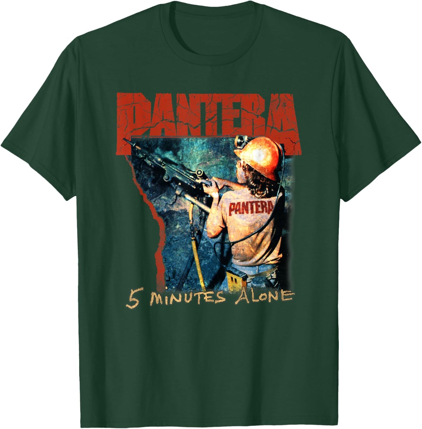 Pantera Official 5 Minutes Alone T-Shirt - T-Shirt | Forest
