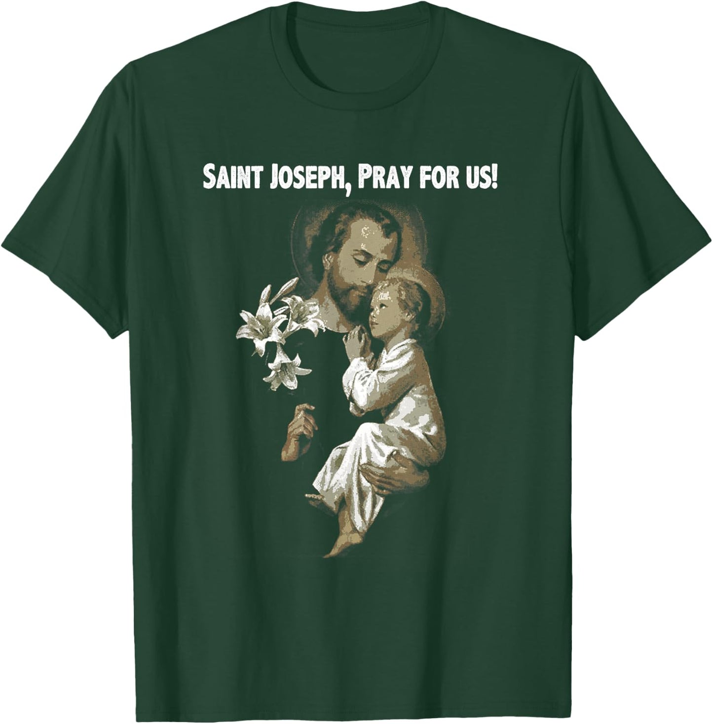 Vintage St Joseph shirt Father of Jesus Saint T-Shirt - T-Shirt | Forest