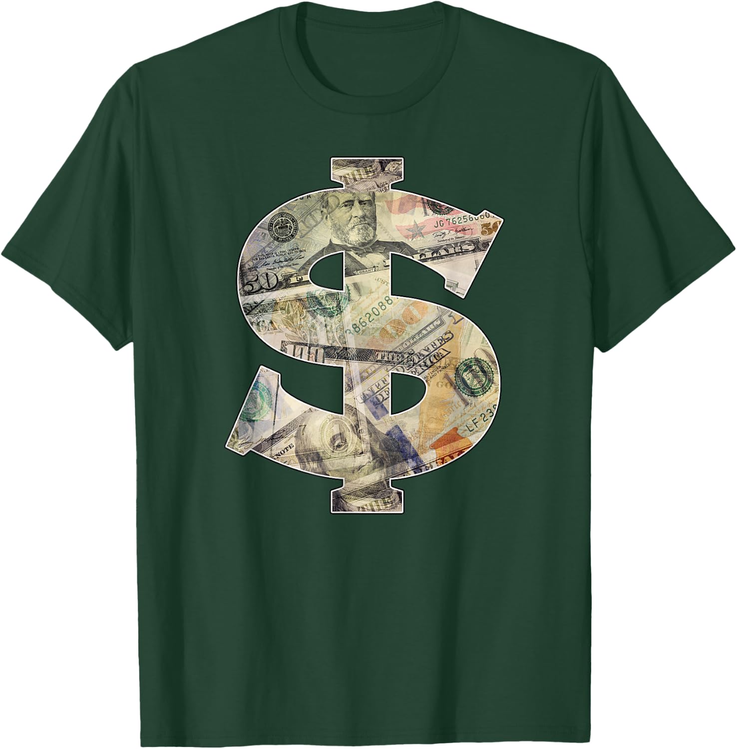 Dollar Sign Cool Money - $ T-Shirt - T-Shirt | Forest