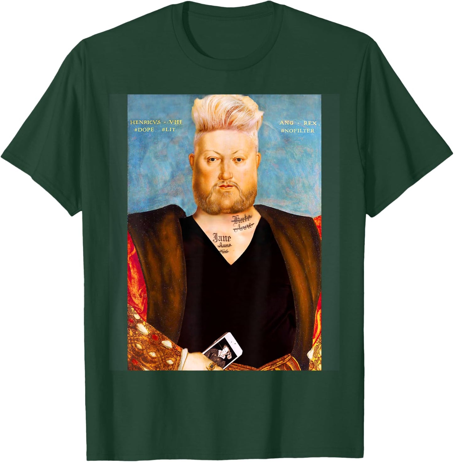 King Henry VIII Funny T-Shirt - T-Shirt | Forest