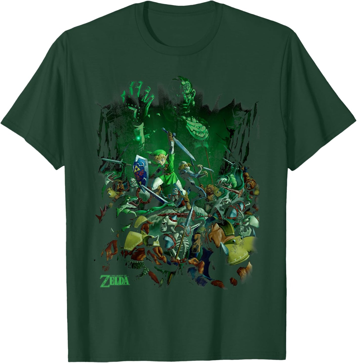 Nintendo Zelda Ganondorf's Final Battle Graphic T-Shirt - T-Shirt | Forest