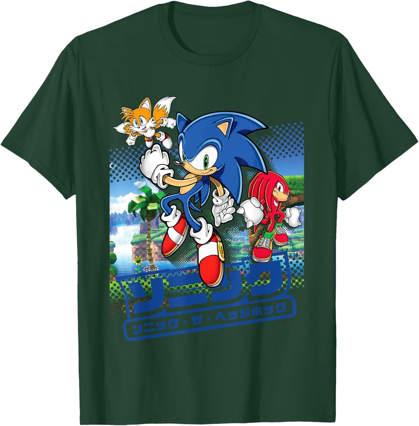 Sonic The Hedgehog - Sonic & Friends T-Shirt - T-Shirt | Forest