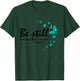 Be Still And Know That I Am God Christian Butterfly Graphic T-Shirt - T-Shirt | Forest