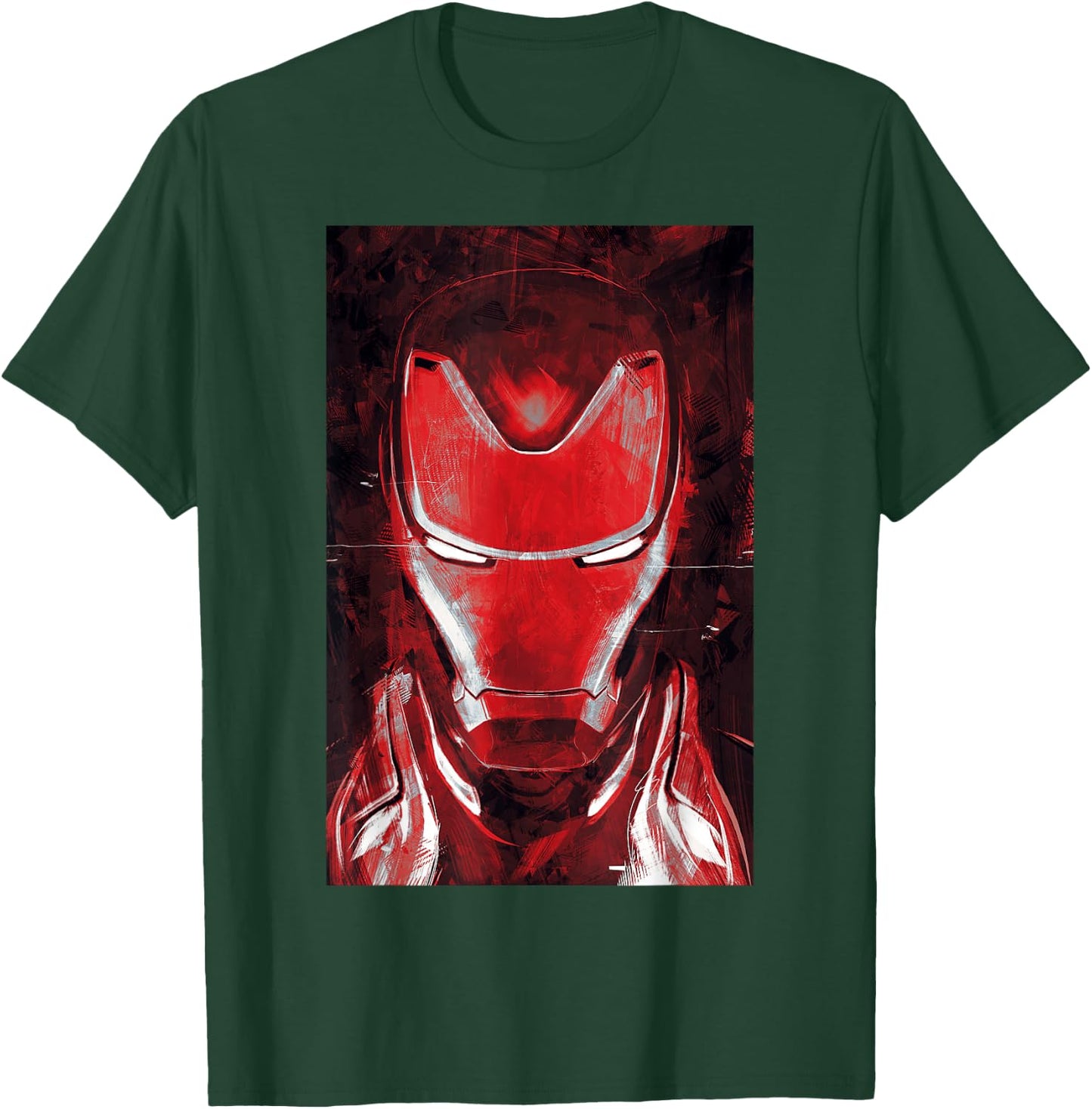 Marvel Avengers Endgame Red Iron Man Portrait T-Shirt - T-Shirt | Forest