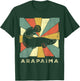 Vintage Arapaima Fish Lover Retro Style Animal T-Shirt - T-Shirt | Forest