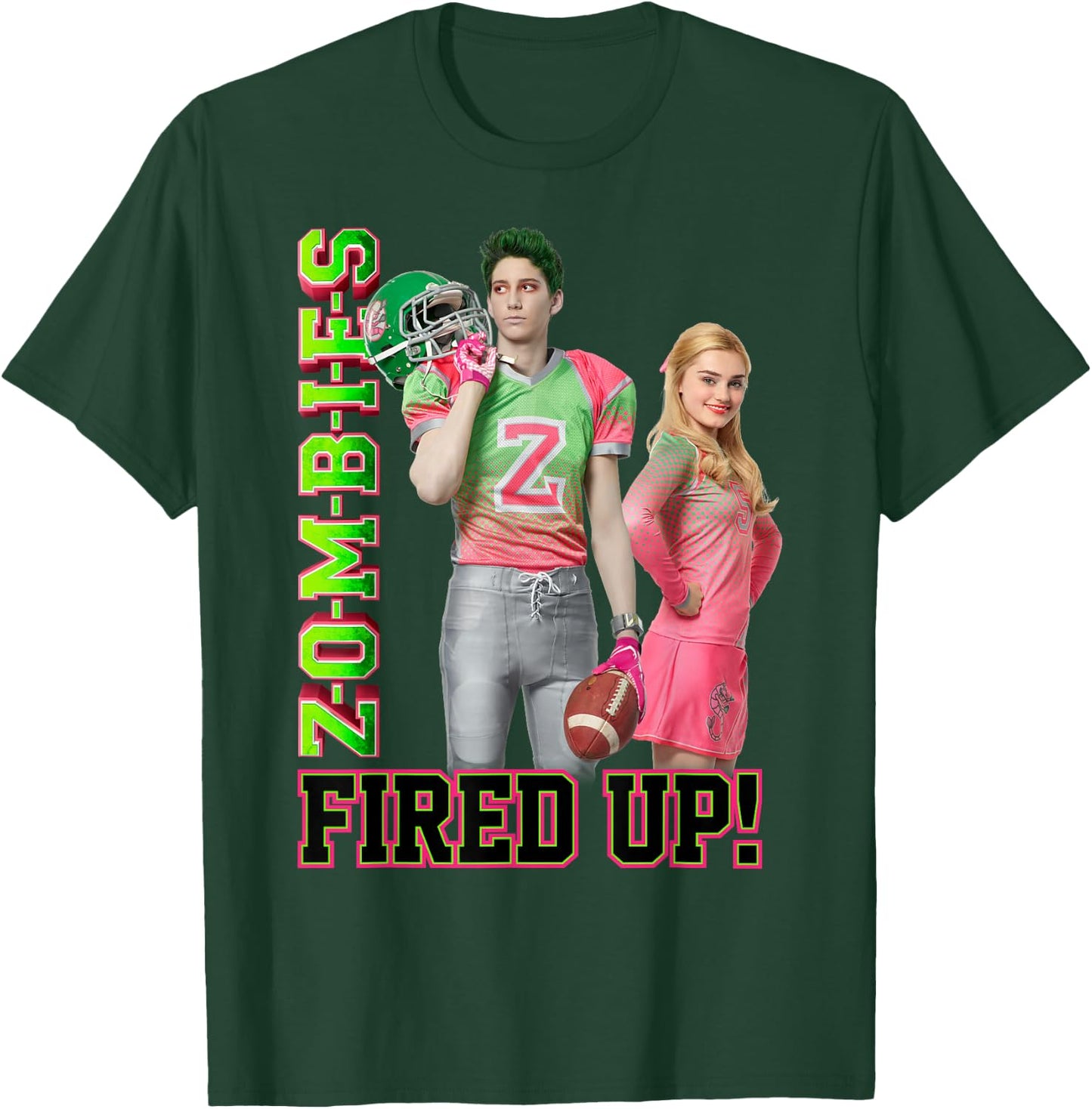 Disney - Zombies Fired up T-Shirt - T-Shirt | Forest