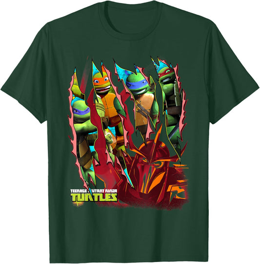 Teenage Mutant Ninja Turtles Shredder Slash T-Shirt - T-Shirt | Forest