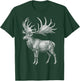 Irish Elk Megaloceros Giant Deer Prehistoric Mammal T-Shirt - T-Shirt | Forest